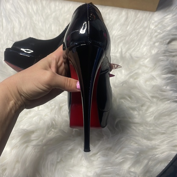 Christian Louboutin Black Patent Pumps - Picture 10 of 16